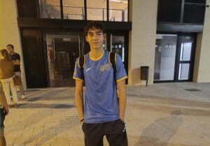 Marcos Vidal entrena con la Selección Valenciana Sub-16